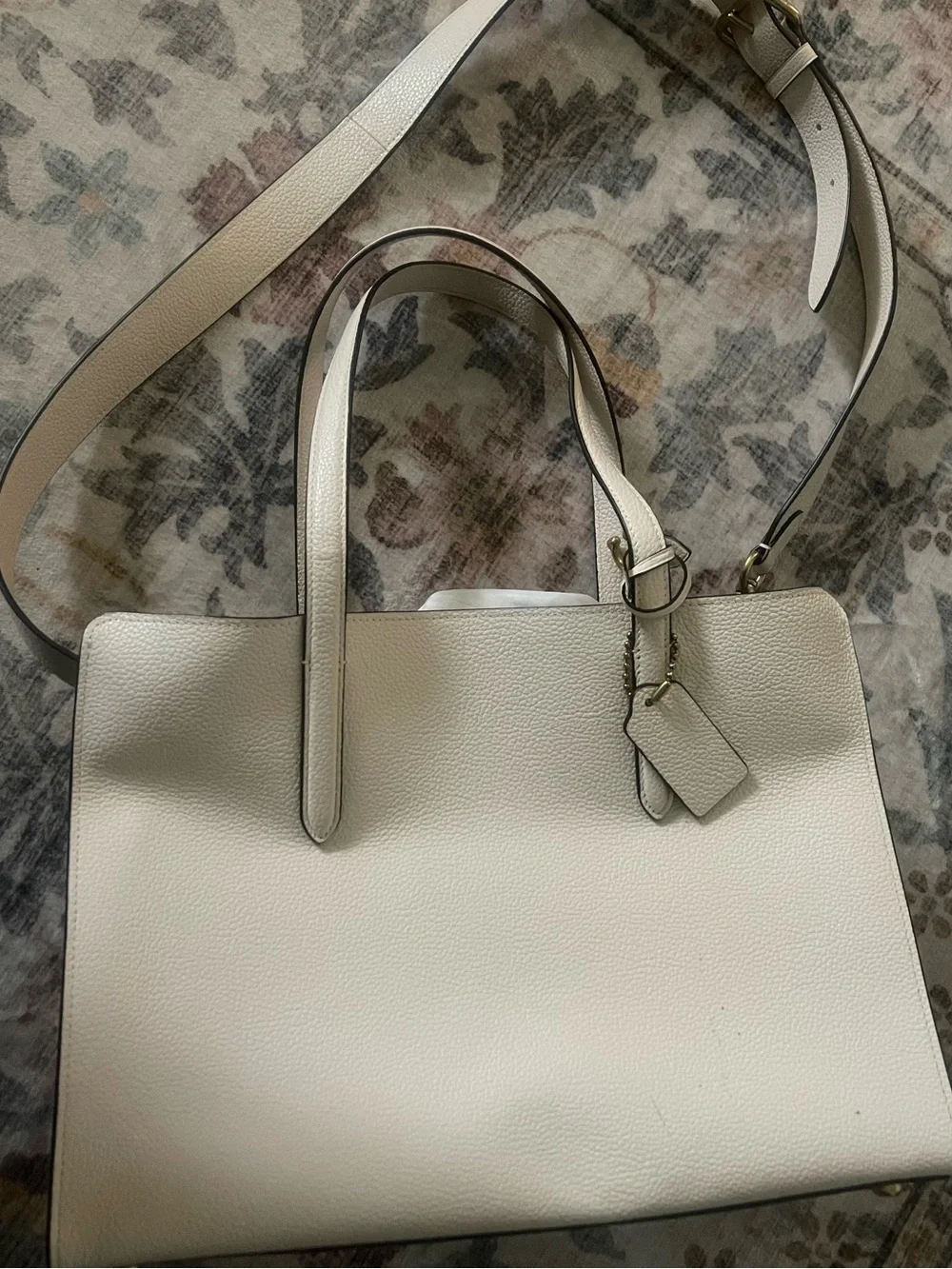 Coach Pebble Leather Carter Carryall 28